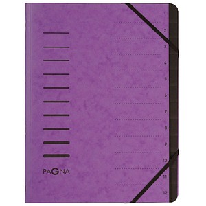 PAGNA Ordnungsmappe 12 Fächer violett PAGNA Ordnungsmappe 12 Fächer violett von PAGNA
