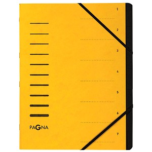 PAGNA Ordnungsmappe 7 Fächer gelb PAGNA Ordnungsmappe 7 Fächer gelb von PAGNA