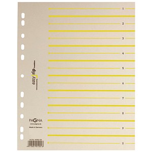 PAGNA Trennblätter Easy Rip 1-0 chamois/gelb, 100 St. von PAGNA