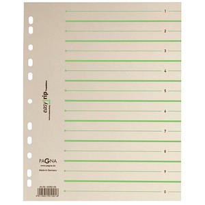 PAGNA Trennblätter Easy Rip 1-0 chamois/grün, 100 St. von PAGNA