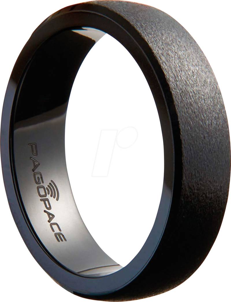 PAGO 11 SW - NFC-Bezahlring, Größe 11, schwarz von PAGOPACE