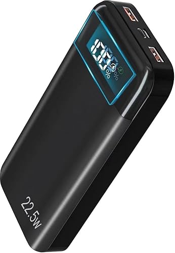 Power Bank, 22,5 W Powerbank, kleine Aber leistungsstarke 27,000mAh, PD 3.0 QC 3.0 Externer Handy-Akku mit LED-Anzeige mit Smartphone, Tablets und mehr von PAIDASHU