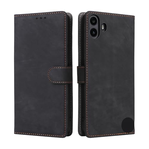 Hülle Kompatibel mit CMF Phone 1, RFID-Blockierung, Magnetisches Flip-Leder, Stoßfeste Schutzabdeckung mit Kartenfächern und Ständer von PAINE