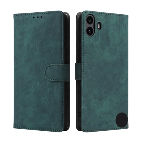 Hülle Kompatibel mit CMF Phone 1, RFID-Blockierung, Magnetisches Flip-Leder, Stoßfeste Schutzabdeckung mit Kartenfächern und Ständer von PAINE