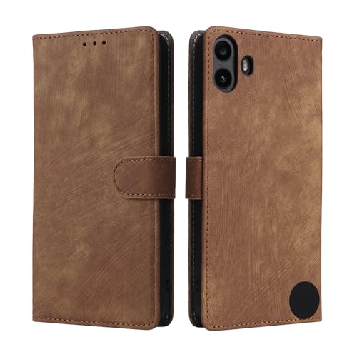 Hülle Kompatibel mit CMF Phone 1, RFID-Blockierung, Magnetisches Flip-Leder, Stoßfeste Schutzabdeckung mit Kartenfächern und Ständer von PAINE