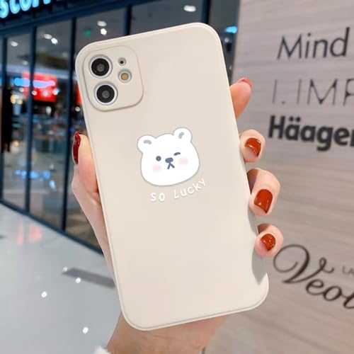 Silikon-Schutzhülle mit niedlichem Bären-Motiv, kompatibel mit Samsung Galaxy A04s/A13 5G, Anti-Drop, personalisierte Silikon-Schutzhülle von PAINE