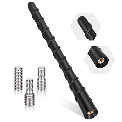 PAIRIER Autoantenne kurz 18cm Autoradio Dachantenne Universal Kfz Dachantenne für Optimalen AM/FM Empfang mit M4, M5, M6 Superkompatibilität von PAIRIER