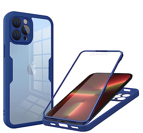 360 Grad Stoßfeste Hülle Kompatibel mit Xiaomi 13T Pro/Xiaomi 13T | Eingebautes PET | Transparente Abdeckung von PAIX