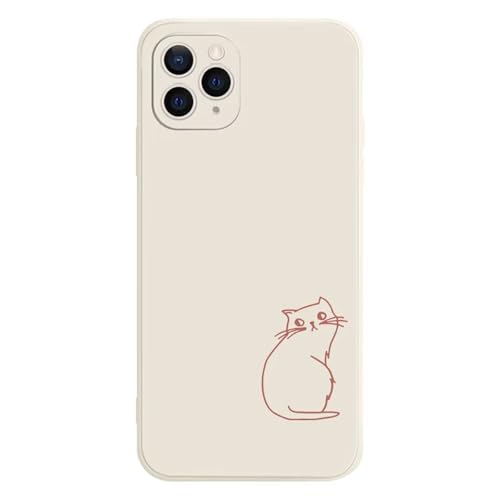 Cartoon Creative Kompatibel mit Huawei Mate 60 Pro, schwarze Katze, kleiner Bär, Ente, präzises Loch, sturzsichere Handyhülle von PAIX