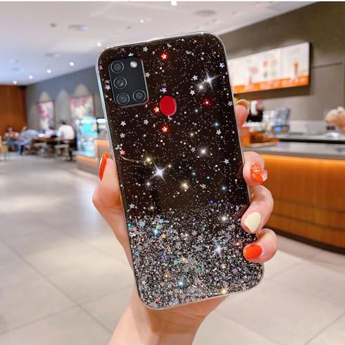 Glitzernder Transparenter Hülle Sternenhimmel Kompatibel mit Samsung Galaxy A21s Case TPU-Schutzabdeckung für Schlankes Anti-Stoß-Handyhülle Glitzernder Transparenter Hülle Sternenhimmel Kompatibel mit Samsung Galaxy A21s Case TPU-Schutzabdeckung für Schlankes Anti-Stoß-Handyhülle von PAIX