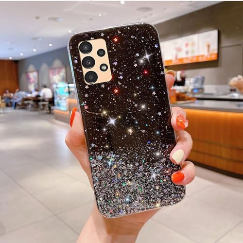 Glitzernder Transparenter Hülle Sternenhimmel Kompatibel mit Samsung Galaxy A32 5G Case TPU-Schutzabdeckung für Schlankes Anti-Stoß-Handyhülle Glitzernder Transparenter Hülle Sternenhimmel Kompatibel mit Samsung Galaxy A32 5G Case TPU-Schutzabdeckung für Schlankes Anti-Stoß-Handyhülle von PAIX