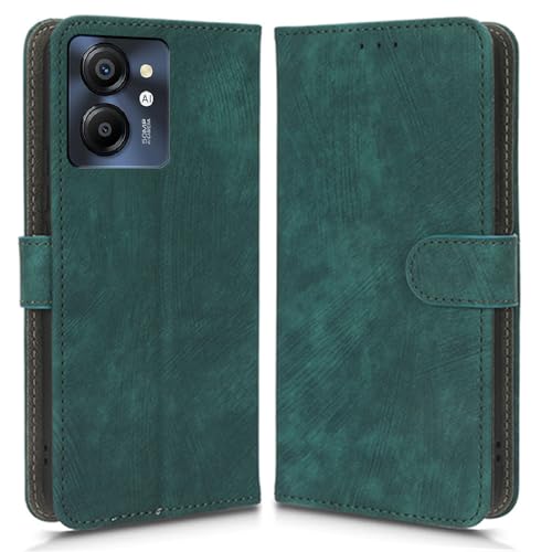 Hülle Kompatibel mit Blackview Color 8, RFID-Blockierung, Magnetisches Flip-Leder, Stoßfeste Schutzabdeckung mit Kartenfächern und Ständer von PAIX