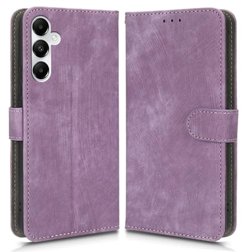 Hülle Kompatibel mit Samsung Galaxy A35, RFID-Blockierung, Magnetisches Flip-Leder, Stoßfeste Schutzabdeckung mit Kartenfächern und Ständer von PAIX