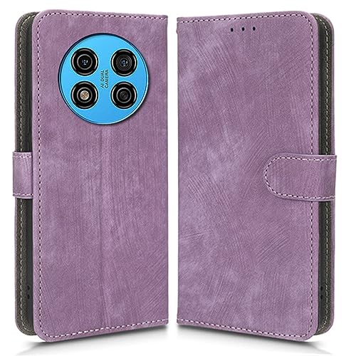 Hülle Kompatibel mit Ulefone Note 15, RFID-Blockierung, Magnetisches Flip-Leder, Stoßfeste Schutzabdeckung mit Kartenfächern und Ständer von PAIX