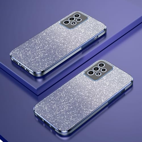 Verlaufsglitzer Elektroplattierte Transparente Hülle Kompatibel mit Samsung Galaxy A13 4G Case TPU Schlankem StoßFestem Handyhülle von PAIX