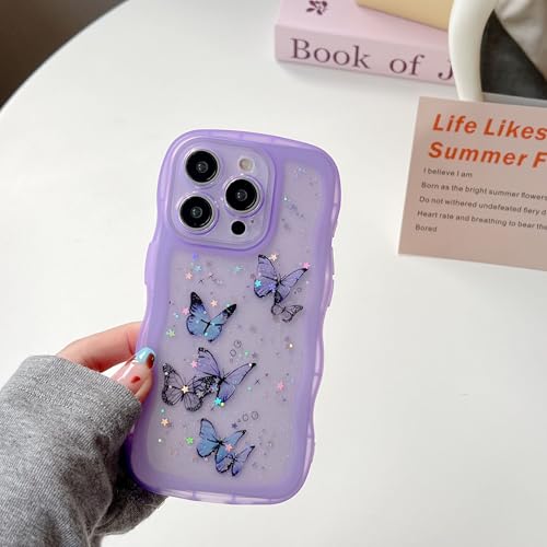 PAIXIKYZ Compatible with Samsung Galaxy A05s, Transparente Silikonhülle mit Schmetterlingsmuster, Stoßfest PAIXIKYZ Compatible with Samsung Galaxy A05s, Transparente Silikonhülle mit Schmetterlingsmuster, Stoßfest von PAIXIKYZ