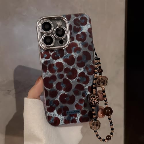 PAIXIKYZ Hülle Kompatibel mit iPhone 16 Pro, Retro Spicy Leopard Print Handyhülle mit Objektivfilm Etui PAIXIKYZ Hülle Kompatibel mit iPhone 16 Pro, Retro Spicy Leopard Print Handyhülle mit Objektivfilm Etui von PAIXIKYZ