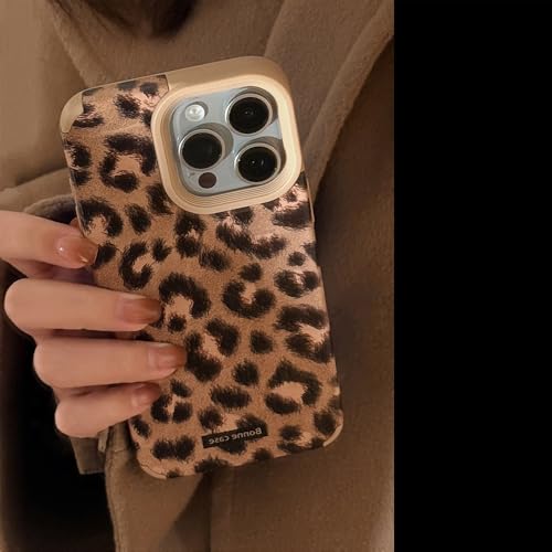 PAIXIKYZ Hülle Kompatibel mit iPhone 16 Pro - Etui Luxus Leopard Pelz Retro Soft Case PAIXIKYZ Hülle Kompatibel mit iPhone 16 Pro - Etui Luxus Leopard Pelz Retro Soft Case von PAIXIKYZ