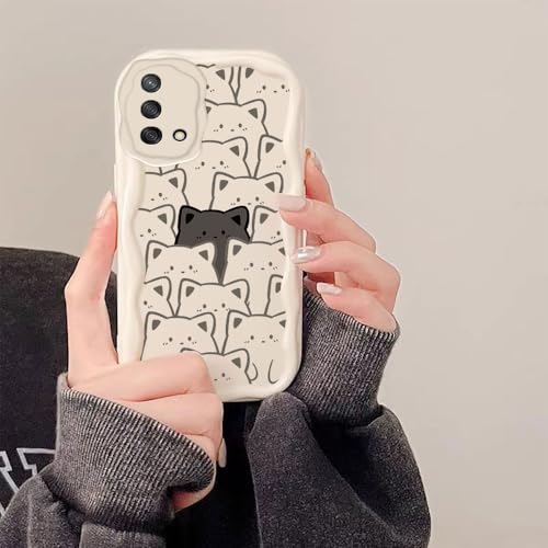 PAIXIKYZ Kompatibel mit Oppo A74 4G Glatte Cremige Wellen-Design Weiche Silikonhülle PAIXIKYZ Kompatibel mit Oppo A74 4G Glatte Cremige Wellen-Design Weiche Silikonhülle von PAIXIKYZ