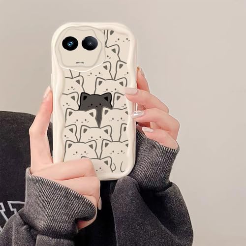 PAIXIKYZ Kompatibel mit Realme 11 5G Glatte Cremige Wellen-Design Weiche Silikonhülle PAIXIKYZ Kompatibel mit Realme 11 5G Glatte Cremige Wellen-Design Weiche Silikonhülle von PAIXIKYZ
