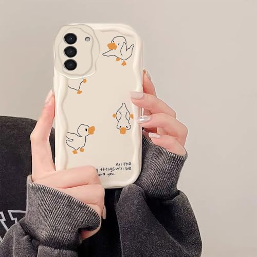 PAIXIKYZ Kompatibel mit Samsung Galaxy S21 FE Glatte Cremige Wellen-Design Weiche Silikonhülle PAIXIKYZ Kompatibel mit Samsung Galaxy S21 FE Glatte Cremige Wellen-Design Weiche Silikonhülle von PAIXIKYZ