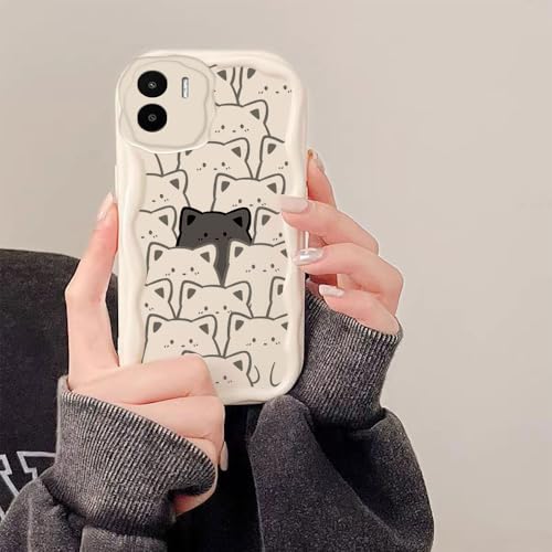 PAIXIKYZ Kompatibel mit Xiaomi Redmi A2/Redmi A1 Glatte Cremige Wellen-Design Weiche Silikonhülle PAIXIKYZ Kompatibel mit Xiaomi Redmi A2/Redmi A1 Glatte Cremige Wellen-Design Weiche Silikonhülle von PAIXIKYZ