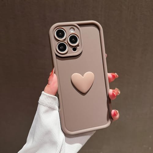 PAIXIKYZ Kompatibel mit iPhone 14 Pro Max – 3D Herz TPU Hülle, Einfarbig, Stoßfest PAIXIKYZ Kompatibel mit iPhone 14 Pro Max – 3D Herz TPU Hülle, Einfarbig, Stoßfest von PAIXIKYZ
