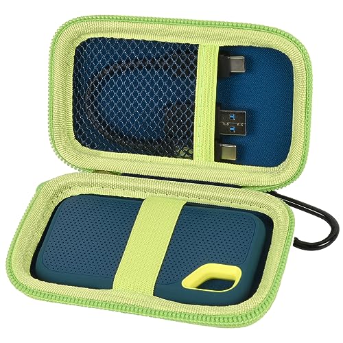 Tasche für SanDisk 1TB 2TB 500GB Extreme Portable SSD, passend für SanDisk PRO Externe Solid State Drive, Festplattenspeicherhalter für SDSSDE61/SDSSDE60/SDSSDE81 (nur Box) von PAIYULE