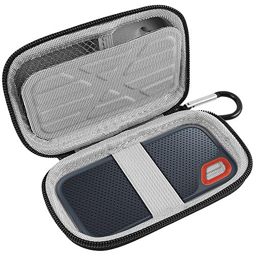 Tasche für SanDisk 1TB 2TB 500GB Extreme Portable SSD, passend für SanDisk PRO Externe Solid State Drive, Festplattenspeicherhalter für SDSSDE61/SDSSDE60/SDSSDE81 (nur Box)(Blau) von PAIYULE