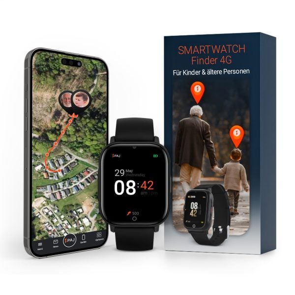 PAJ GPS Smartwatch – Sicherheit & Ortung für Kinder & Senioren in Echtzeit | 4G GPS Uhr mit SOS-Notruf, Kamera, Blutdruck- & Aktivitätstracker PAJ GPS Smartwatch – Sicherheit & Ortung für Kinder & Senioren in Echtzeit | 4G GPS Uhr mit SOS-Notruf, Kamera, Blutdruck- & Aktivitätstracker von PAJ GPS