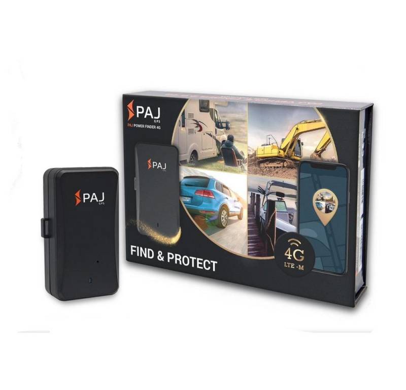 PAJ POWER Finder 4G GPS-Tracker (Live Ortung Spritzwassergeschützt App Smartphone) von PAJ