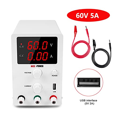 PAKLIF 3 0V 10A. Variabler digital DC Labor wechseln. USB Stromversorgung ADJUSRISCHES Label 6 0V 5A. Spannungsregler for die Telefonreparatur(R-SPS3010-Black,110-V) von PAKLIF
