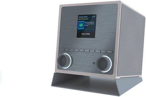 QUUBI Internetradio elfenbein/silber QUUBI Internetradio elfenbein/silber von PALONA