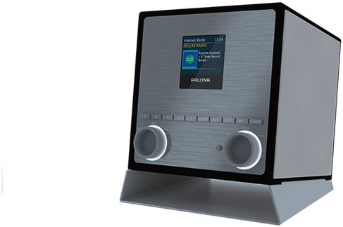QUUBI Internetradio schwarz/silber QUUBI Internetradio schwarz/silber von PALONA