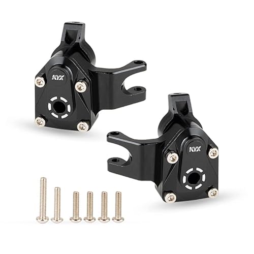 Palumma Messing Lenkknöchel für Axial Capra UTB18 Messing Gegengewicht Lenkknöchel RC Crawler Upgrade Teile (schwarz) von PALUMMA