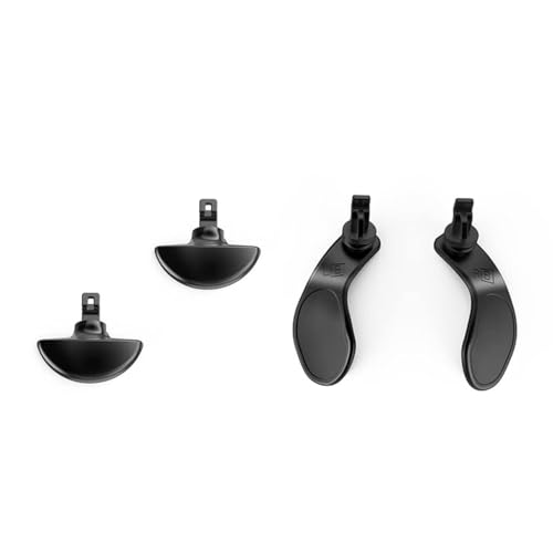 Palumma Metall Back Paddel für PS5 Edge Controller Paddel, Paddel Trigger Buttons Ersatzteile für PS5 Edge Controller (Schwarz) von PALUMMA