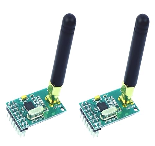 PAMEENCOS 2 Stück NRF905 433/868/915MHz Funkmodul Wireless Transceiver NRF905SE für Arduino von PAMEENCOS