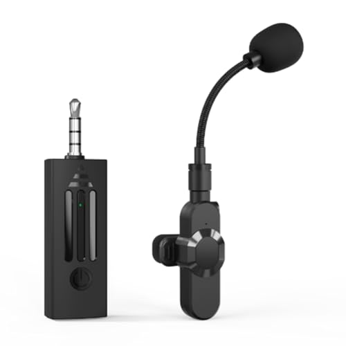 PAMENET Kabelloses Kopfmikrofon, 2,4 G, Kopfhörer für Sprachverstärker, Lautsprecher, Video von PAMENET