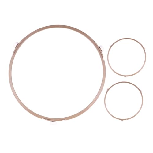 3St Mikrowellenzubehör microwellenregal microwellen regal Mikrowellen-Drehteller Rollenhalterung Mikrowellen-Glasplatte Plattentellerrollenhalter Mikrowellenringe Ofenblechkreis pp PAMINGONO von PAMINGONO
