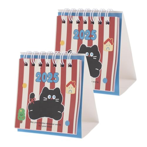 PAMINGONO 2 Stück 2025 Mini Schreibtisch Minikalender Geburtstagskalender Desktop Kalender Schreibtisch Flip Kalender Kleiner Kalender Kawaii Kalender Niedlicher Kalender Niedlicher PAMINGONO 2 Stück 2025 Mini Schreibtisch Minikalender Geburtstagskalender Desktop Kalender Schreibtisch Flip Kalender Kleiner Kalender Kawaii Kalender Niedlicher Kalender Niedlicher von PAMINGONO