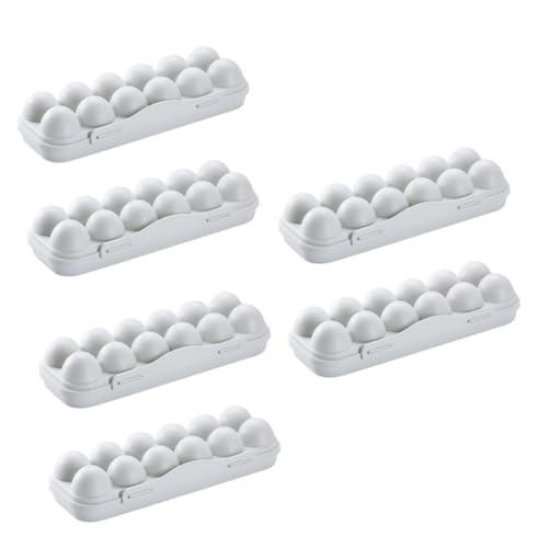PAMINGONO 6 Stück 12 12 Gitter Eierablage Eierkartons Eierspender Für Den Kühlschrank Tablett Mit 12 Gittern Kühlschrank Eierhalter Teuflischer Eierhalter Mit Deckel PAMINGONO 6 Stück 12 12 Gitter Eierablage Eierkartons Eierspender Für Den Kühlschrank Tablett Mit 12 Gittern Kühlschrank Eierhalter Teuflischer Eierhalter Mit Deckel von PAMINGONO