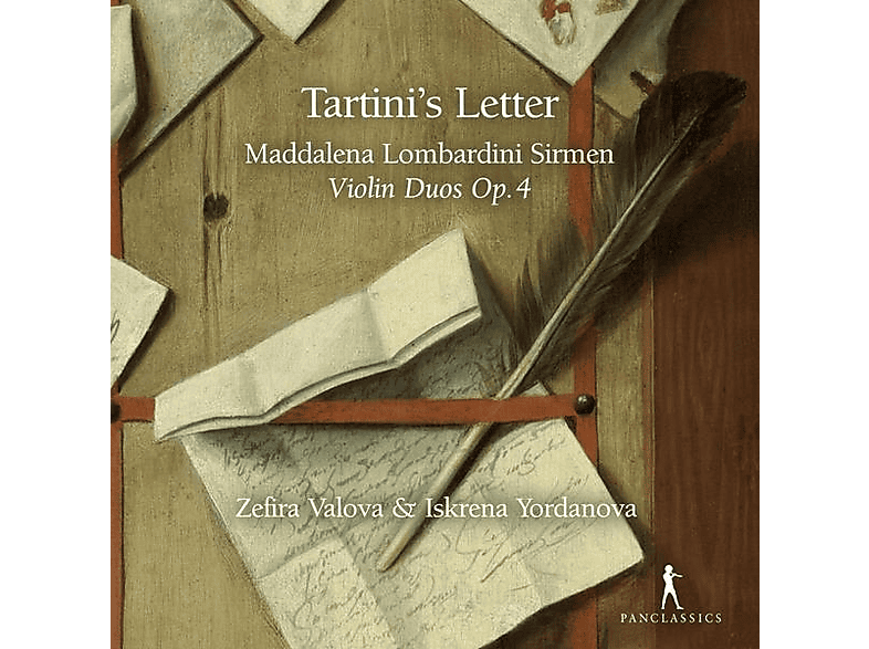 Yordanova, Iskrena/Valova, Zefira - Tartini's Letter Violin Duos op. 4 (CD) von PAN CLASSI