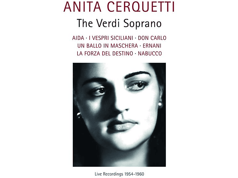 Anita Cerquetti - The Verdi Soprano (Live-Aufn. (CD) von PAN OWCASI