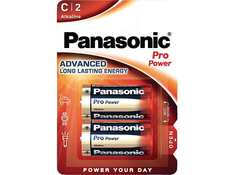 PANASONIC 00225999 LR14PPG/2BP C Batterie, Alkaline von PANASONIC