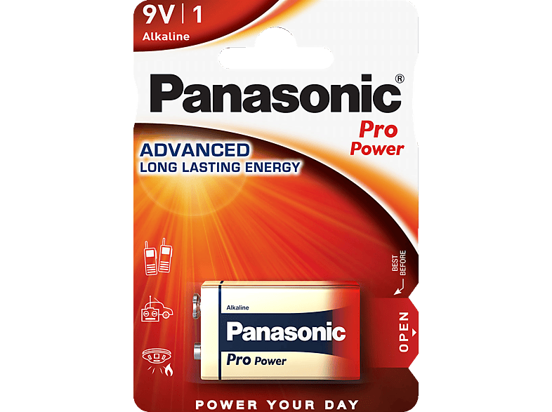 PANASONIC 00245998 6LF22PPG/1BP E-Block Batterie, Alkaline, 9 Volt PANASONIC 00245998 6LF22PPG/1BP E-Block Batterie, Alkaline, 9 Volt von PANASONIC