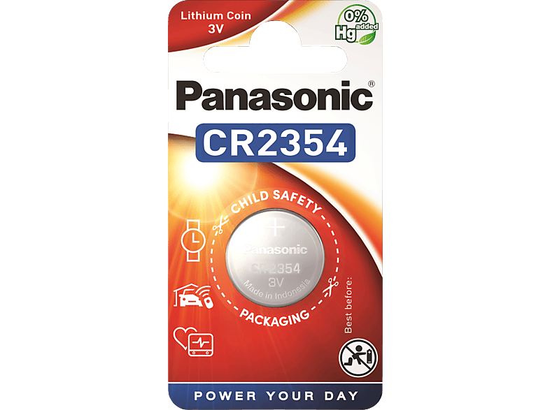 PANASONIC CR2354EL/1B CR2354 Knopfzelle, Li-Ion, 3 Volt von PANASONIC