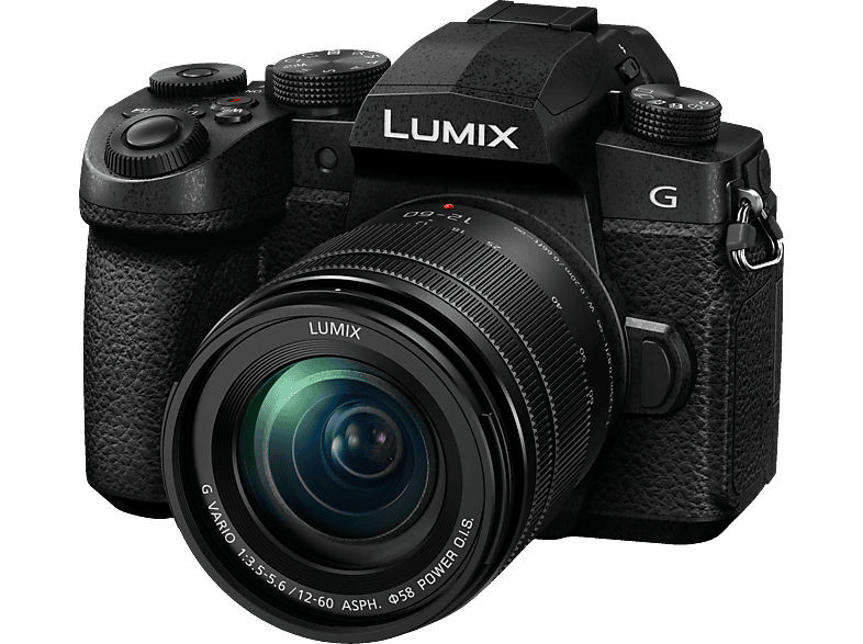 PANASONIC DC-G91MEG-K Lumix G Kit Systemkamera mit Objektiv 12-60 mm, 7,5 cm Display Touchscreen, WLAN von PANASONIC