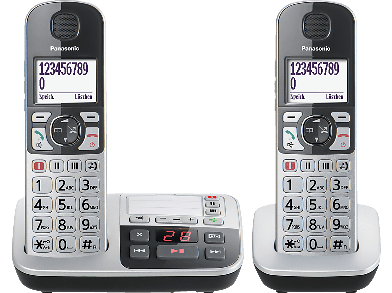 PANASONIC KX-TGE 522 GS Schnurloses Telefon von PANASONIC