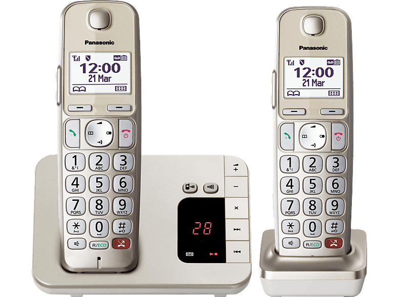 PANASONIC KX-TGE262GN Schnurloses Telefon PANASONIC KX-TGE262GN Schnurloses Telefon von PANASONIC
