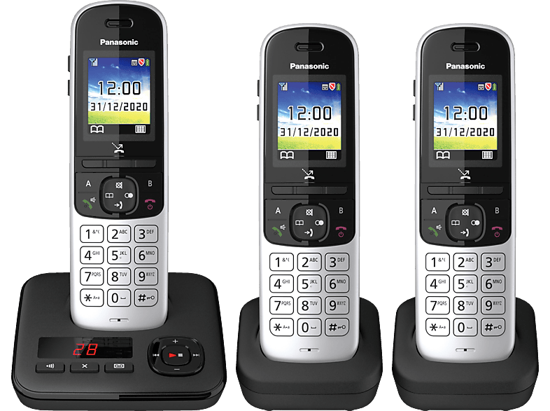 PANASONIC KX-TGH723GS Schnurloses Telefon von PANASONIC
